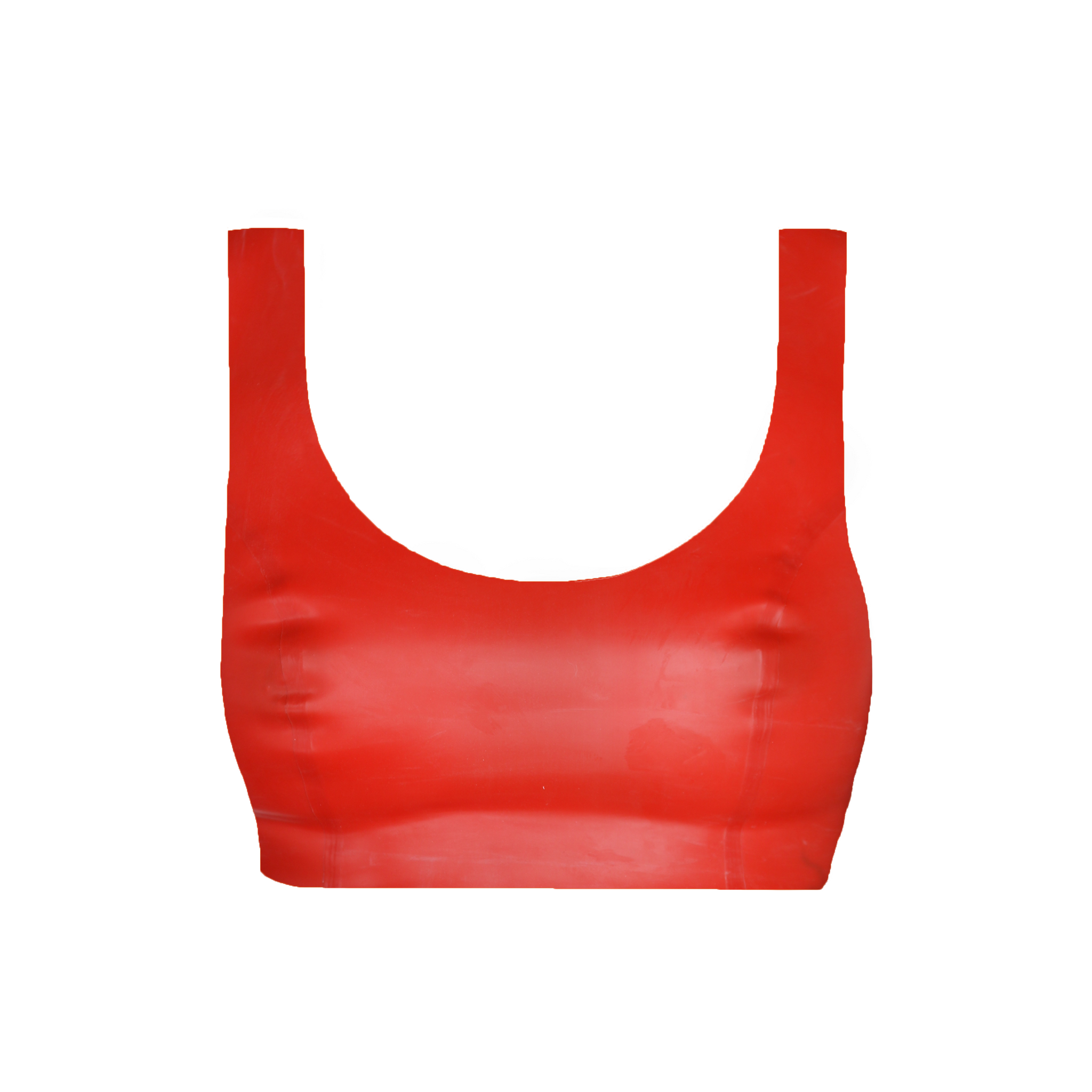 Basic Bra - Semi Transparent Red